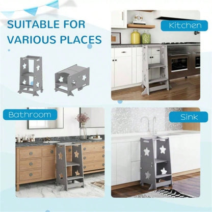 Wooden Kitchen Step Stool/Kitchen Stepping