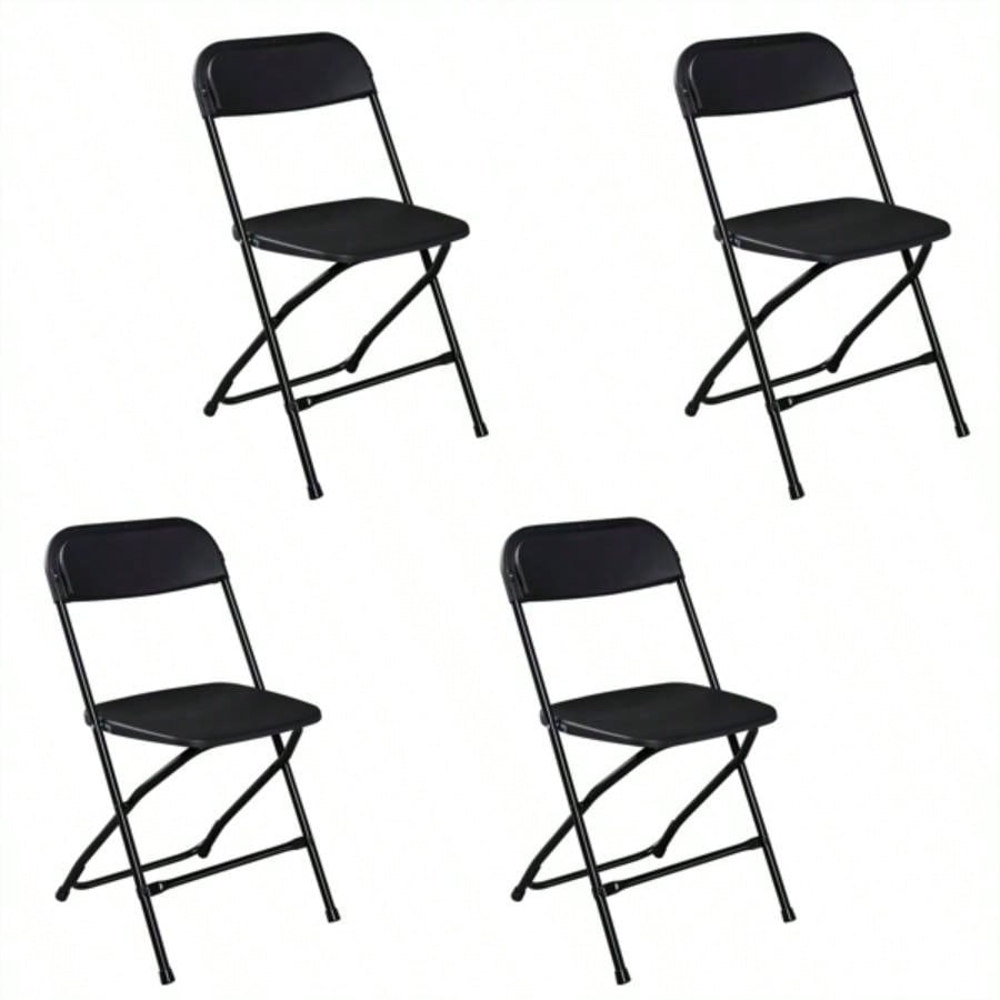 Replace 85420514pcs Injection Molding Classic Garden Plastic Folding Chair Black