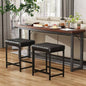 2 Pack Vanity Stool Chair, Makeup Stool, Faux Leather Vanity Stool, Modern Foot Stool Vanity Makeup, Living Room, Bedroom and Entryway, BarstoolsNot shipped on weekends, banned