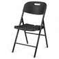 replace969644684 Pack Plastic Folding Chair with 440 - Pound Capacity, Commercial Grade Folding Chair, Portable Chairs Events Office Wedding Party Picnic Dining, Black