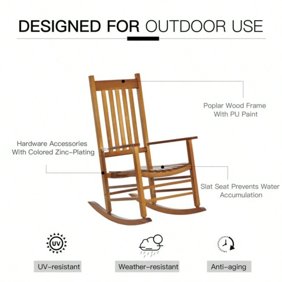 1PCS Rocking Chair Prohibited by