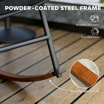 2PCS Rocking Chair Prohibited by