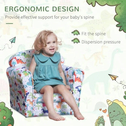 Kid39; s Sofa Armchair with Design and Thick Padding Prohibited by