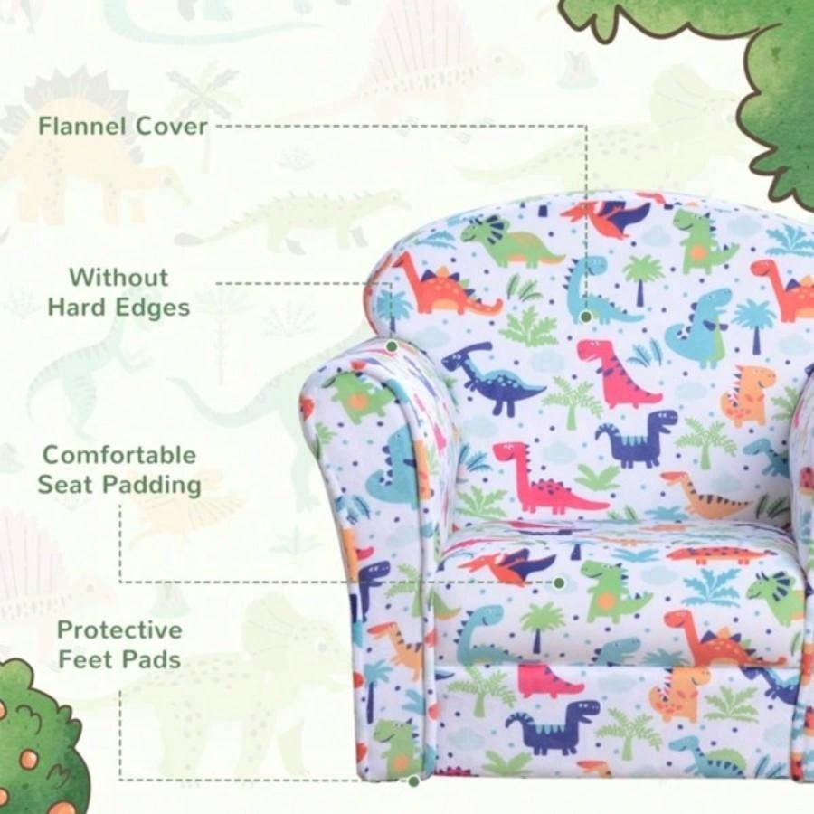 Kid39; s Sofa Armchair with Design and Thick Padding Prohibited by