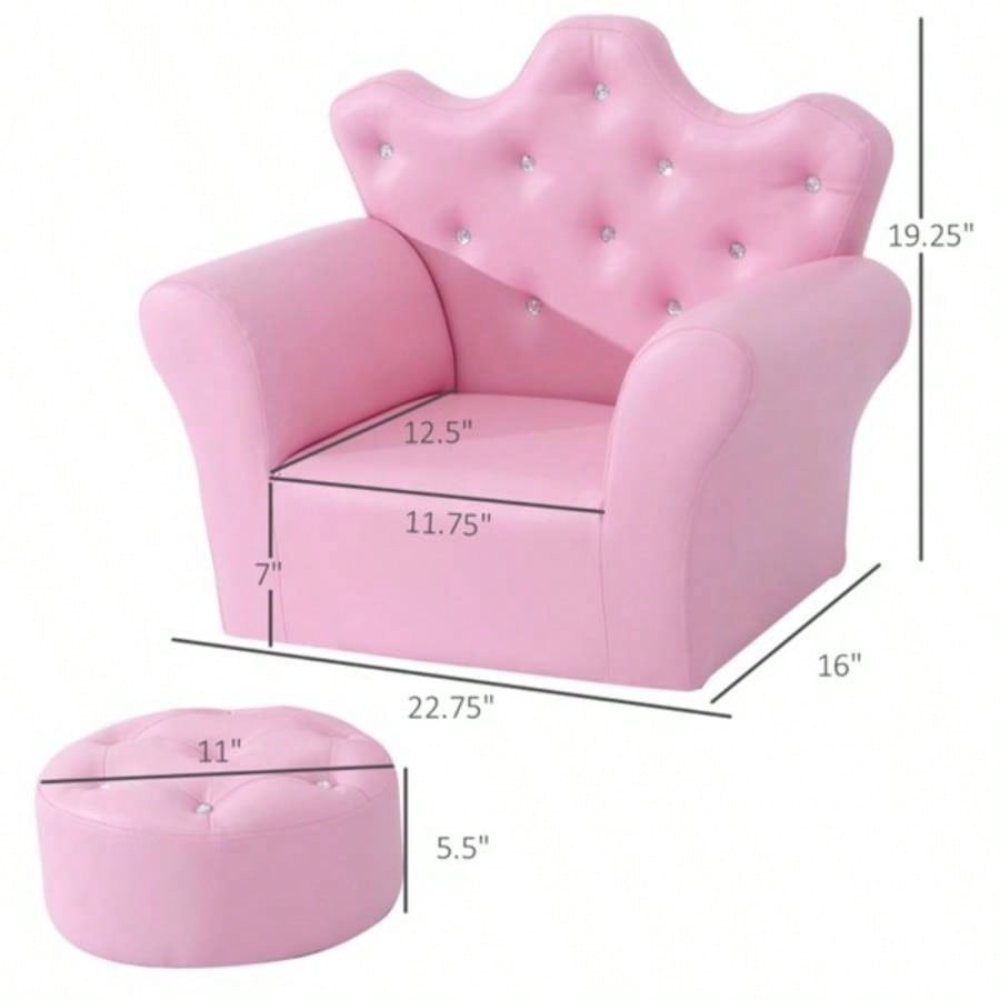 Kids Sofa Set with Footstool - AS Prohibited by