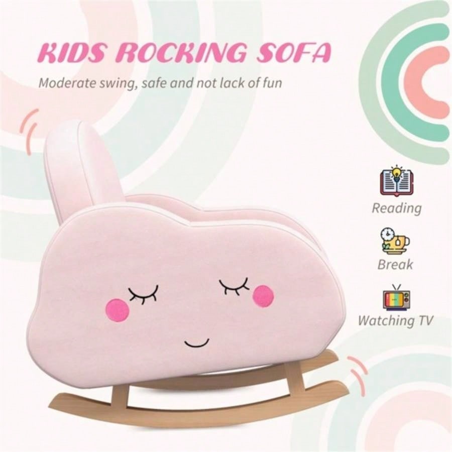 Kids Rocker Armchair - Pink Prohibited by