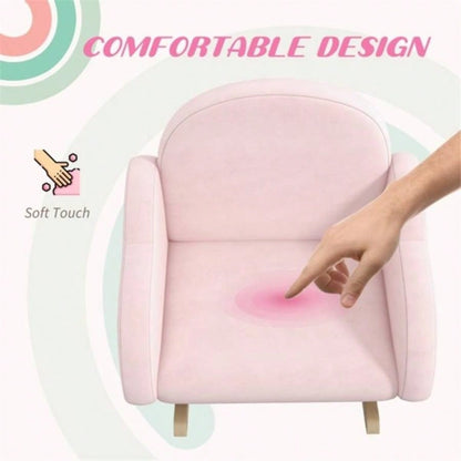 Kids Rocker Armchair - Pink Prohibited by