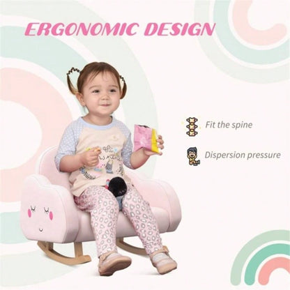Kids Rocker Armchair - Pink Prohibited by