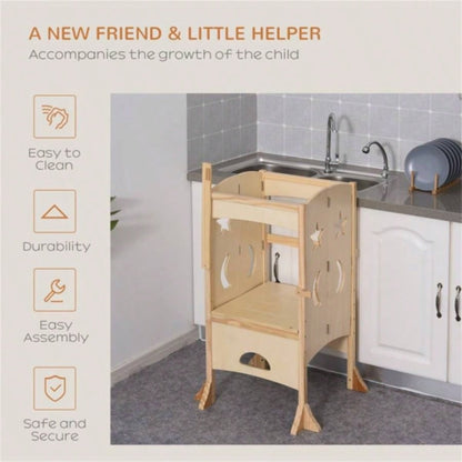 Wooden Kitchen Step Stool/Kitchen Stepping