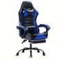 Gaming Chair, Computer Chair with Wheels, Adjustable Height Pu Leather Gamer Chair Office Desk Chair, Ergonomic Video Game Chair Adults