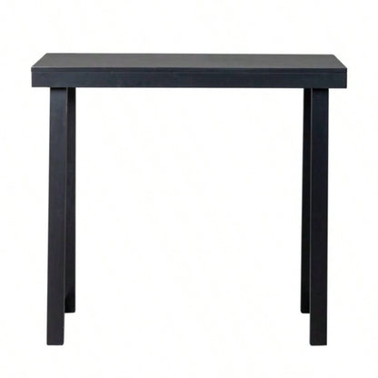 35.8 Inch Solid Wood Console Table Entryway, Sofa Table Narrow Entryway Table Hallway, Behind Couch, Living Room, Foyer, Black