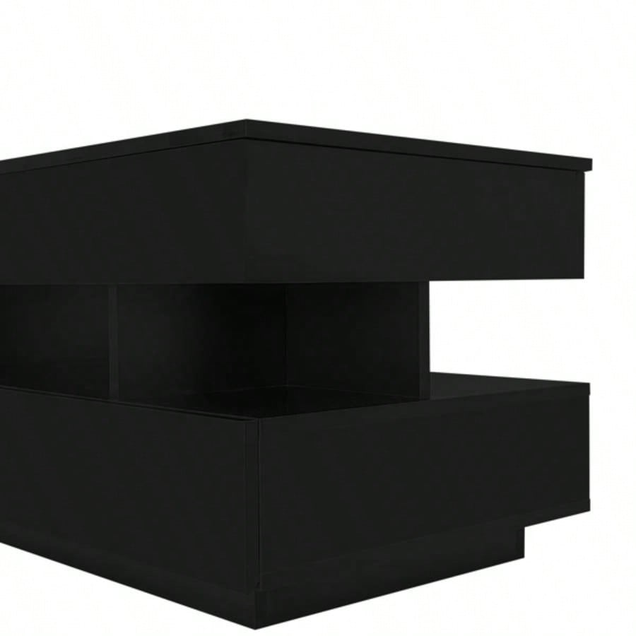 Lift - Top Coffee Table with 2 Drawers, Modern Coffee Table with Adequate Hidden Compartment, Multi - Functional Lift - Top Coffee Table with High - Gloss Living Room