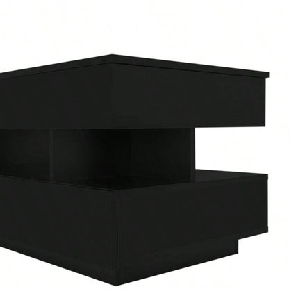 Lift - Top Coffee Table with 2 Drawers, Modern Coffee Table with Adequate Hidden Compartment, Multi - Functional Lift - Top Coffee Table with High - Gloss Living Room