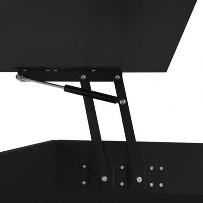 Lift - Top Coffee Table with 2 Drawers, Modern Coffee Table with Adequate Hidden Compartment, Multi - Functional Lift - Top Coffee Table with High - Gloss Living Room