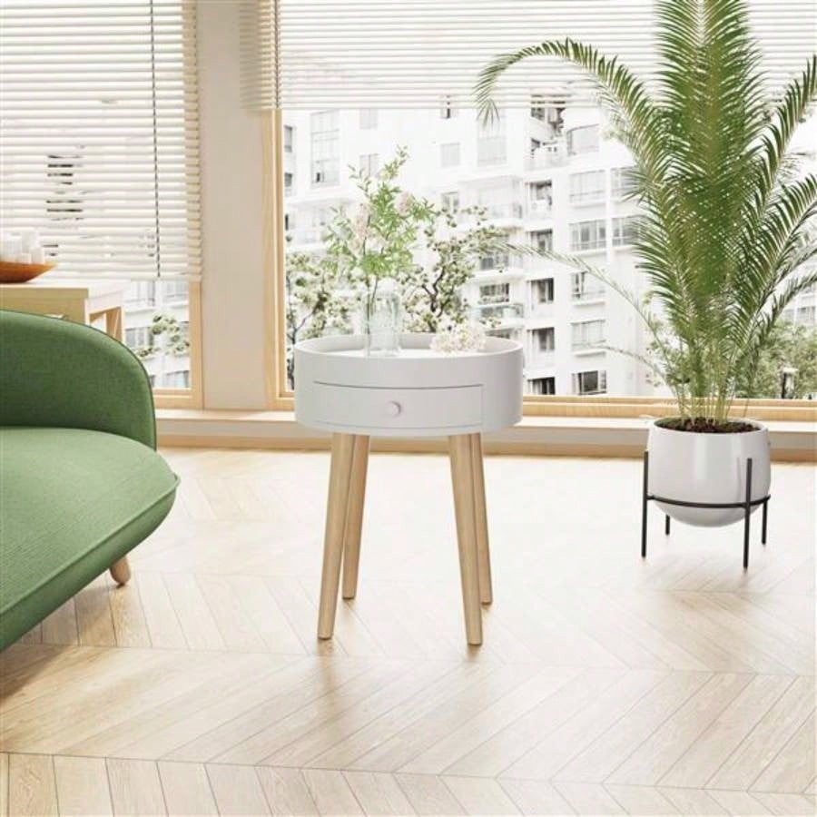 18H Storage Drawer Bedside Table Bedside Table Sofa Side Coffee Table Furniture Living Room