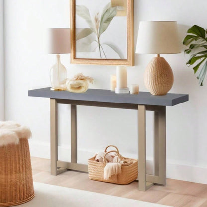 Modern Wood Entryway Console Table Sofa Table, Long Entryway Table Hallway Living Room Foyer Corridor Bedroom,