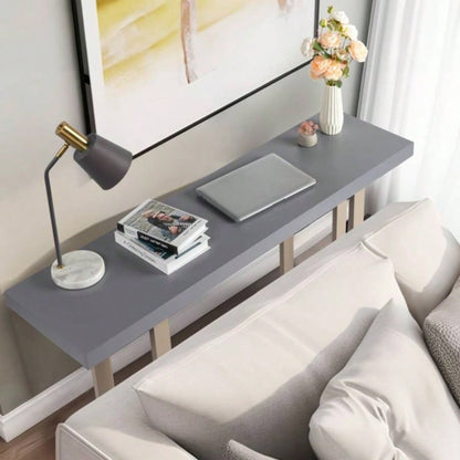 Modern Wood Entryway Console Table Sofa Table, Long Entryway Table Hallway Living Room Foyer Corridor Bedroom,