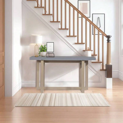Modern Wood Entryway Console Table Sofa Table, Long Entryway Table Hallway Living Room Foyer Corridor Bedroom,