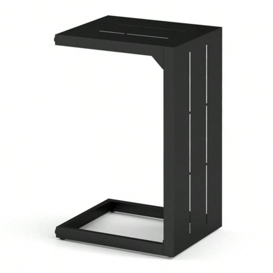 Versatile C - Shaped End Table Convertible Coffee Table