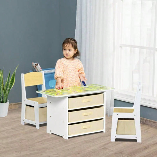 Kids Activity Table and Chairs Set