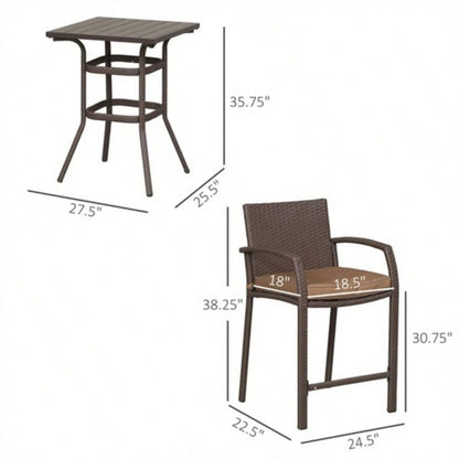Tavern table and chair set