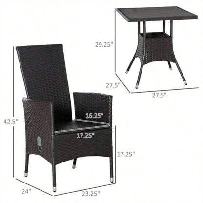 Tavern table and chair set