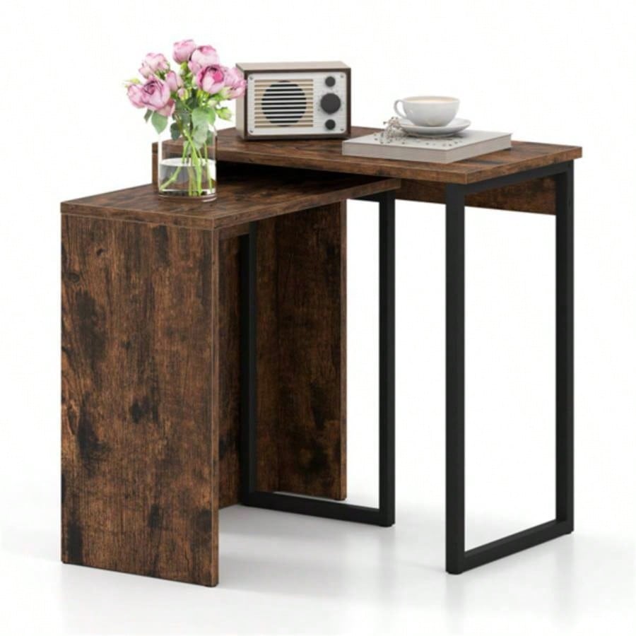 2 - in - 1 Coffee Table Set/ End Table