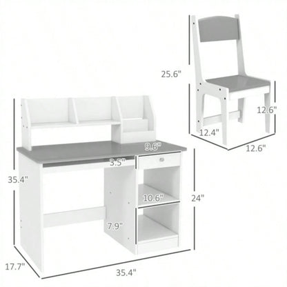 Kids Desk and Chair Set