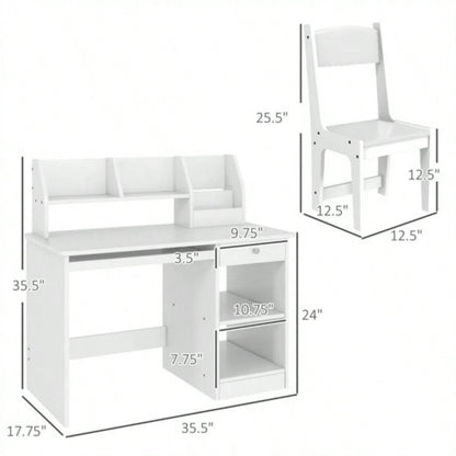 Kids Desk and Chair Set