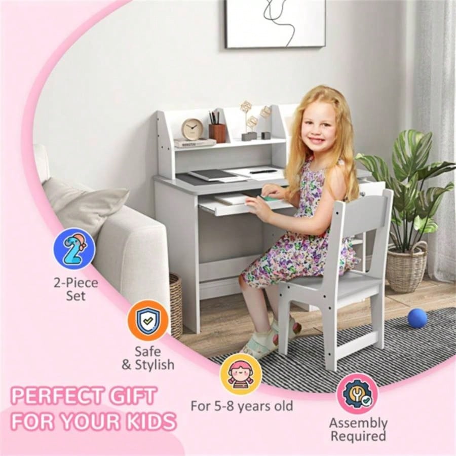 Kids Desk and Chair Set