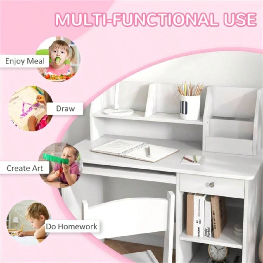 Kids Desk and Chair Set