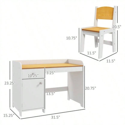 Kids Desk and Chair Set