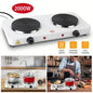 Cooking heating plate, 2 - stove, 2000 watt portable stove, glass stove, easy to clean, suitable RV/home/camping 110V
