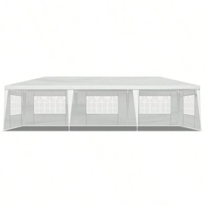 3*9m 5 - Sided Iron PE Cloth Pipe Pergola