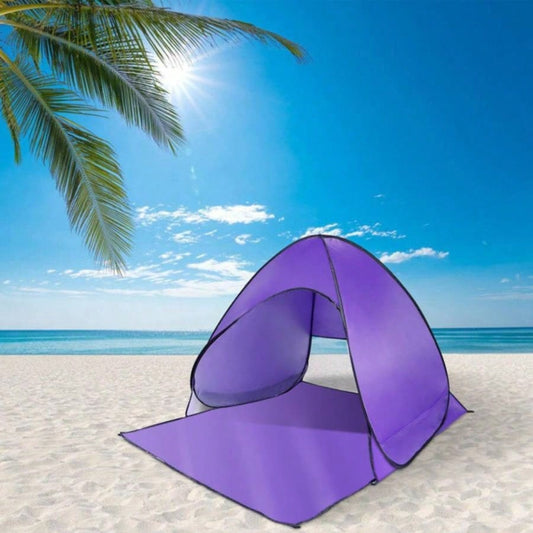 Up Beach Tent Shade Shelter Anti - Automatic Waterproof Tent Canopy 2/3 Man/ Net Window Storage Bag Outdoor Beach Camping Fishing Park Lake