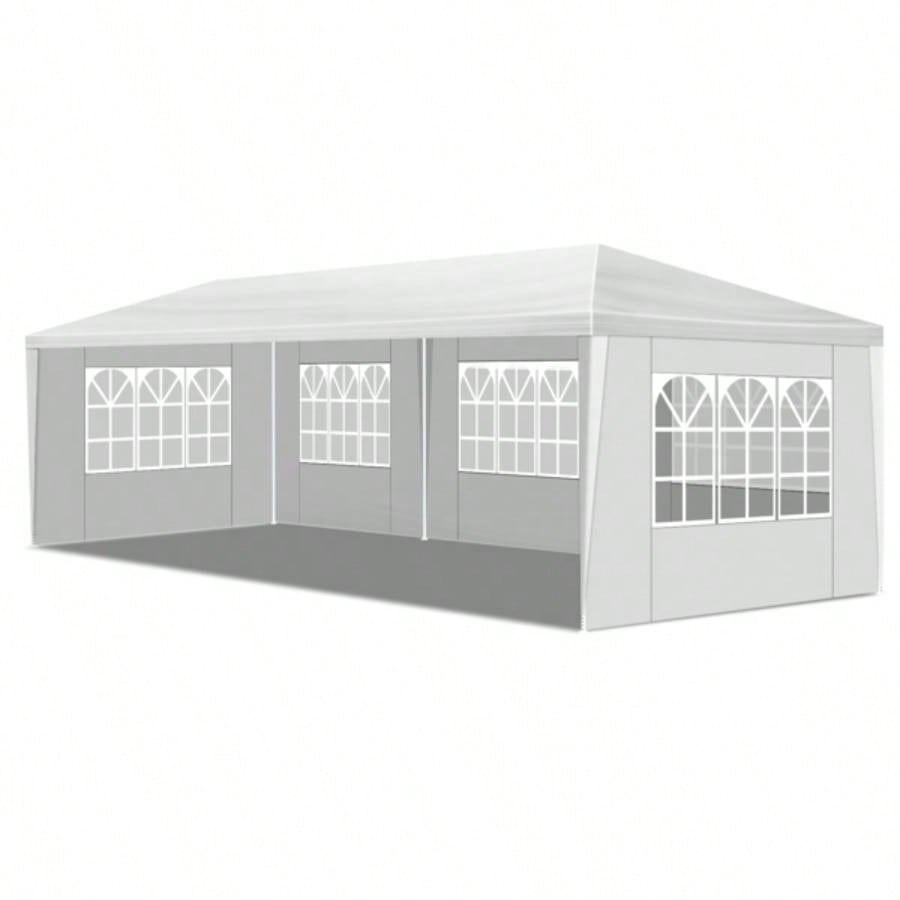 3*9m 5 - Sided Iron PE Cloth Pipe Pergola