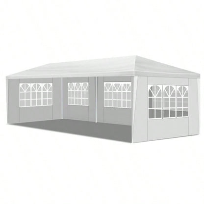 3*9m 5 - Sided Iron PE Cloth Pipe Pergola