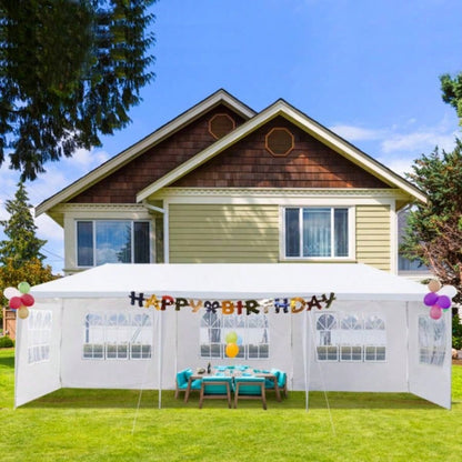 3*9m 5 - Sided Iron PE Cloth Pipe Pergola