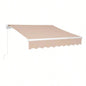 98.4Dx 117x 59H retractable awning Khaki