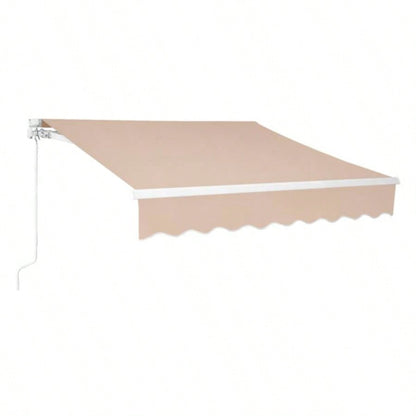 98.4Dx 117x 59H retractable awning Khaki