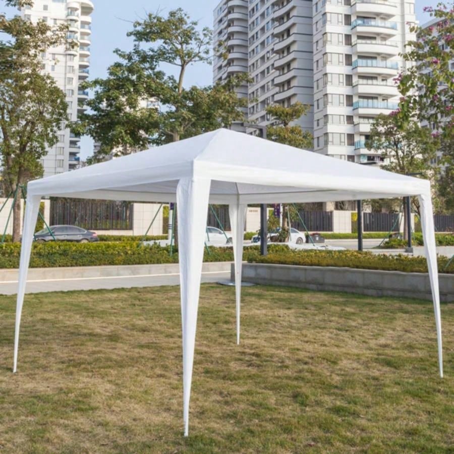 3x Waterproof Tent with Tubes White