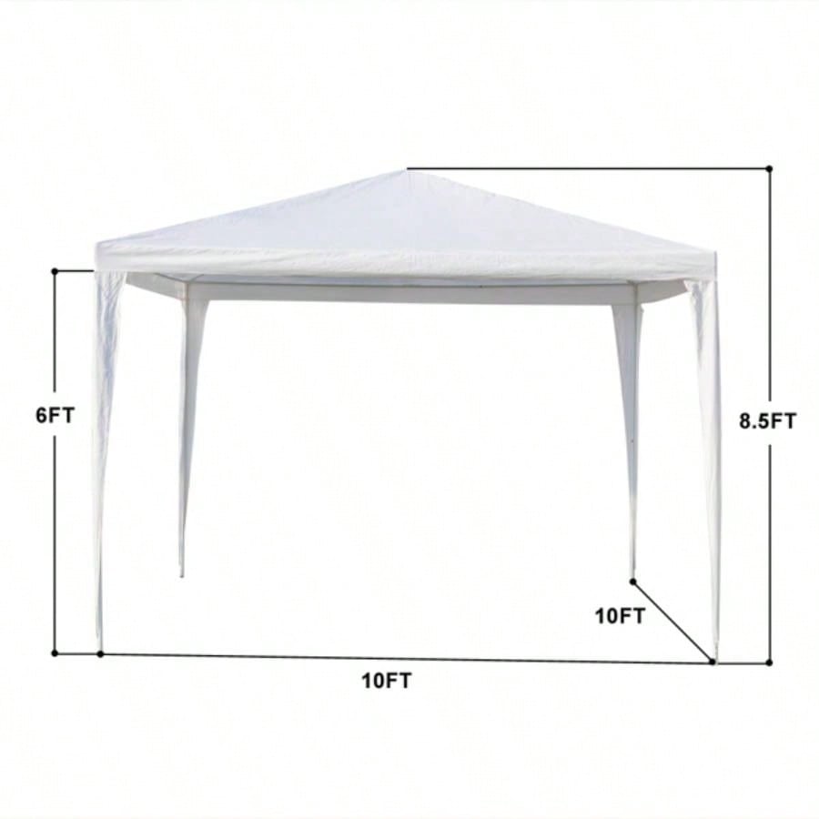3x Waterproof Tent with Tubes White