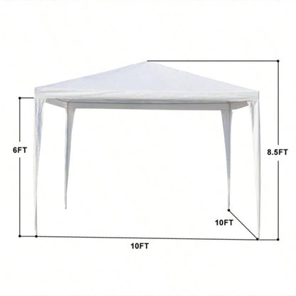 3x Waterproof Tent with Tubes White