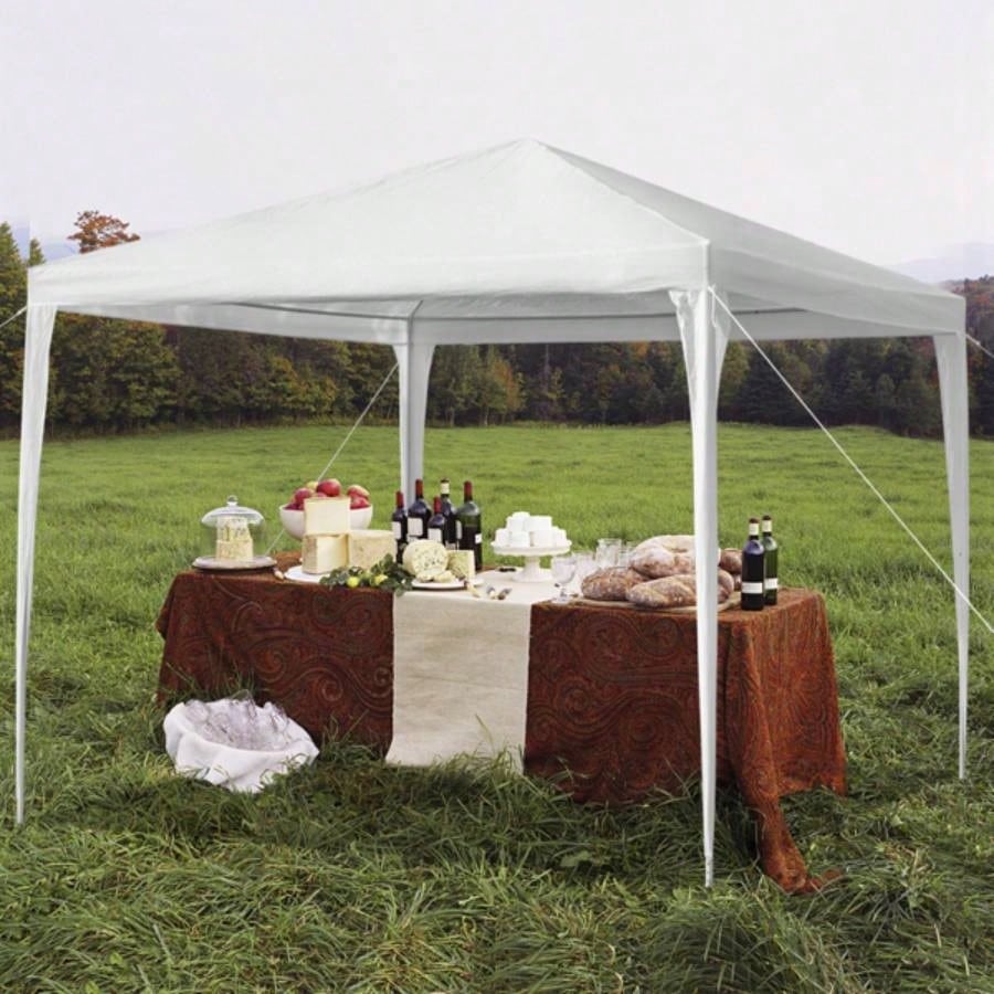 3x Waterproof Tent with Tubes White
