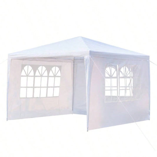 3x Three Sides Waterproof Tent with Tubes White