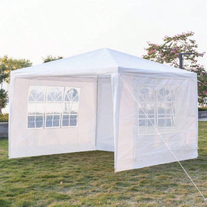 3x Three Sides Waterproof Tent with Tubes White