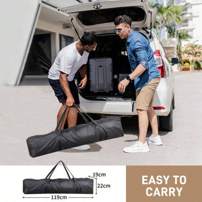 3x Two Doors Two Practical Waterproof Right - Angle Folding Tent Khaki