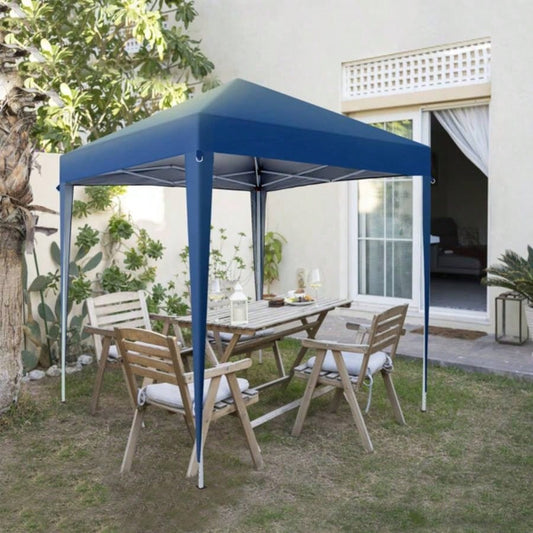 2x 2m Practical Waterproof Right - Angle Folding Tent Blue