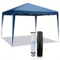 3x Practical Waterproof Right - Angle Folding Tent Blue