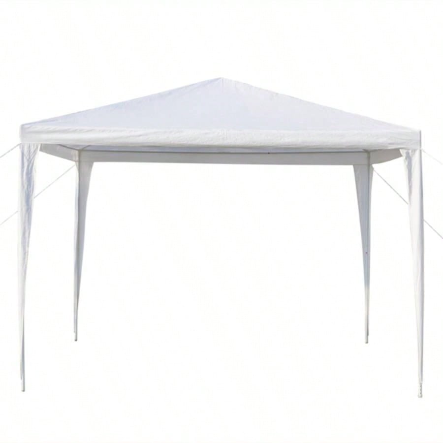 3x Four Sides Portable Home Use Waterproof Tent with Tubes White